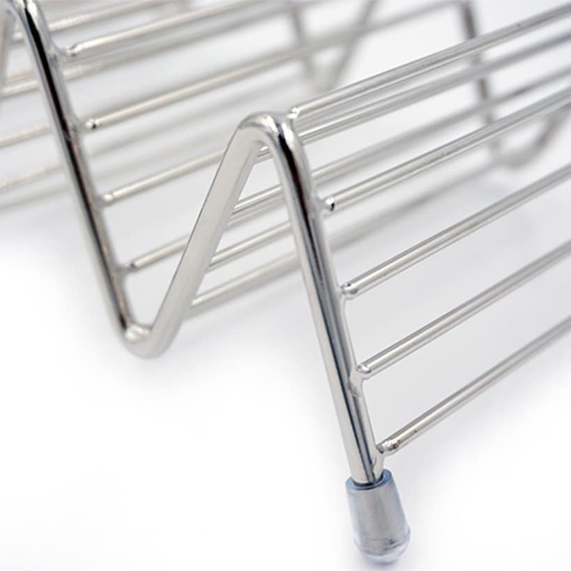 Taco Holder Stand Stainless Steel Set of 2