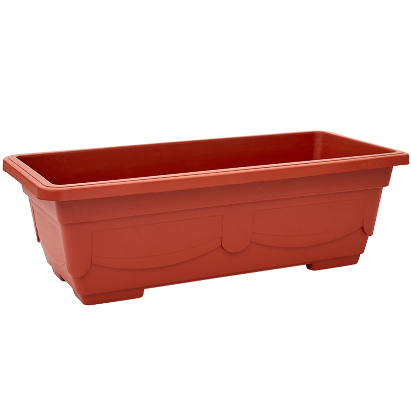 Terracotta-Style Gardening Window Box Planter