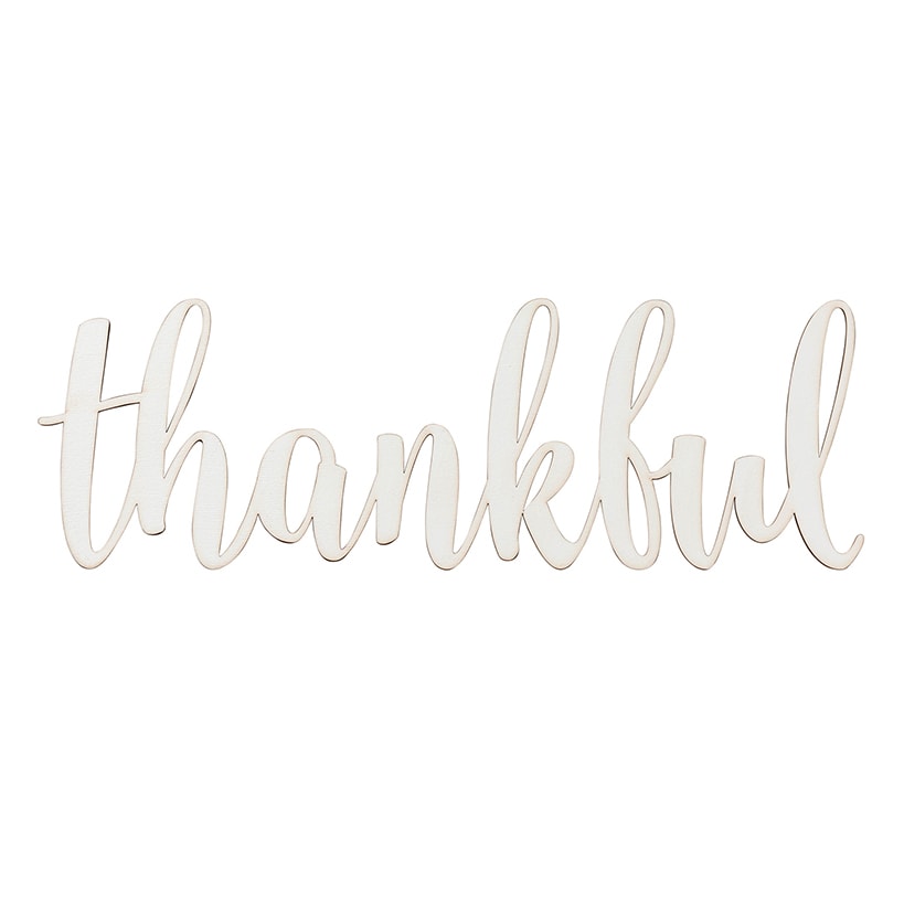 Thankful Wood Decor