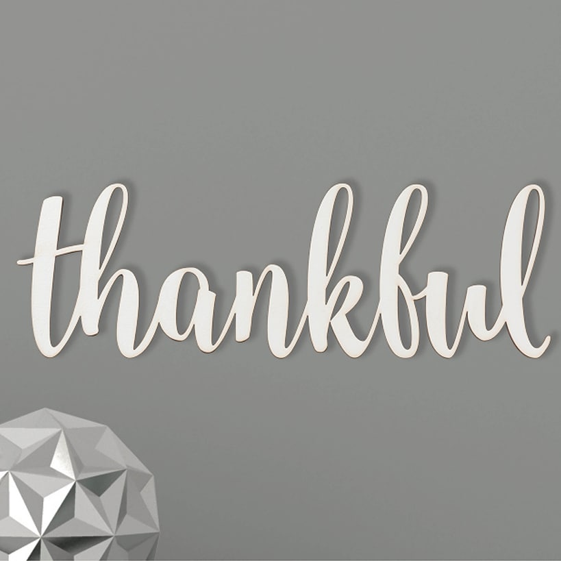 Thankful Wood Decor