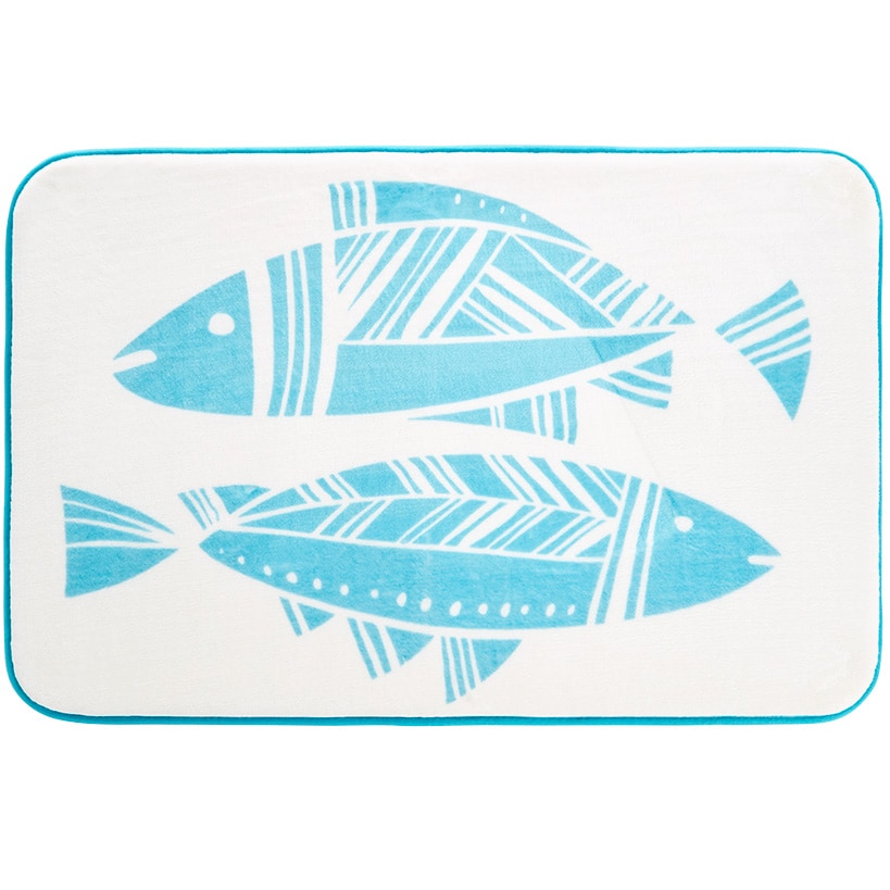 Tisa Fish Shower Curtain, Bath Rug, Hand Towels, Valance, or Hooks
