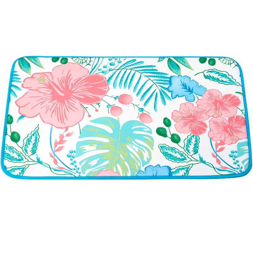 Tropical Garden Shower Curtain, Bath Rug, Hand Towels, Valance, or Hooks