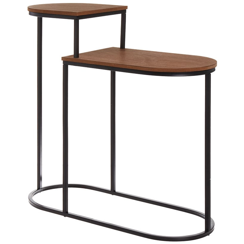 Oval 2-Tier Living Room End or Side Table - 28"H
