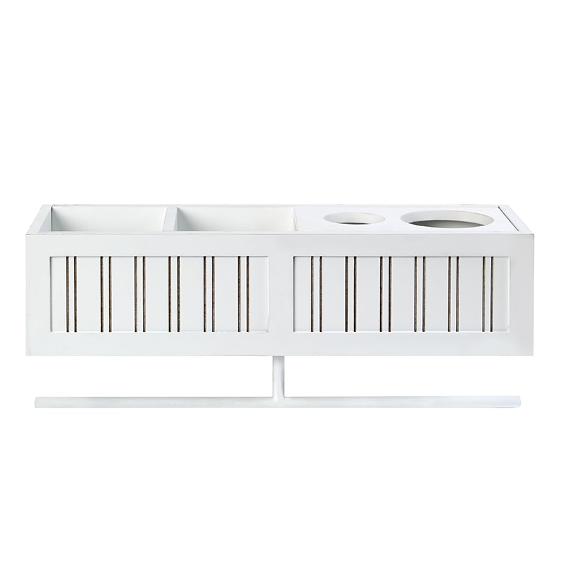 Beauty Wall Shelf with Towel Bar