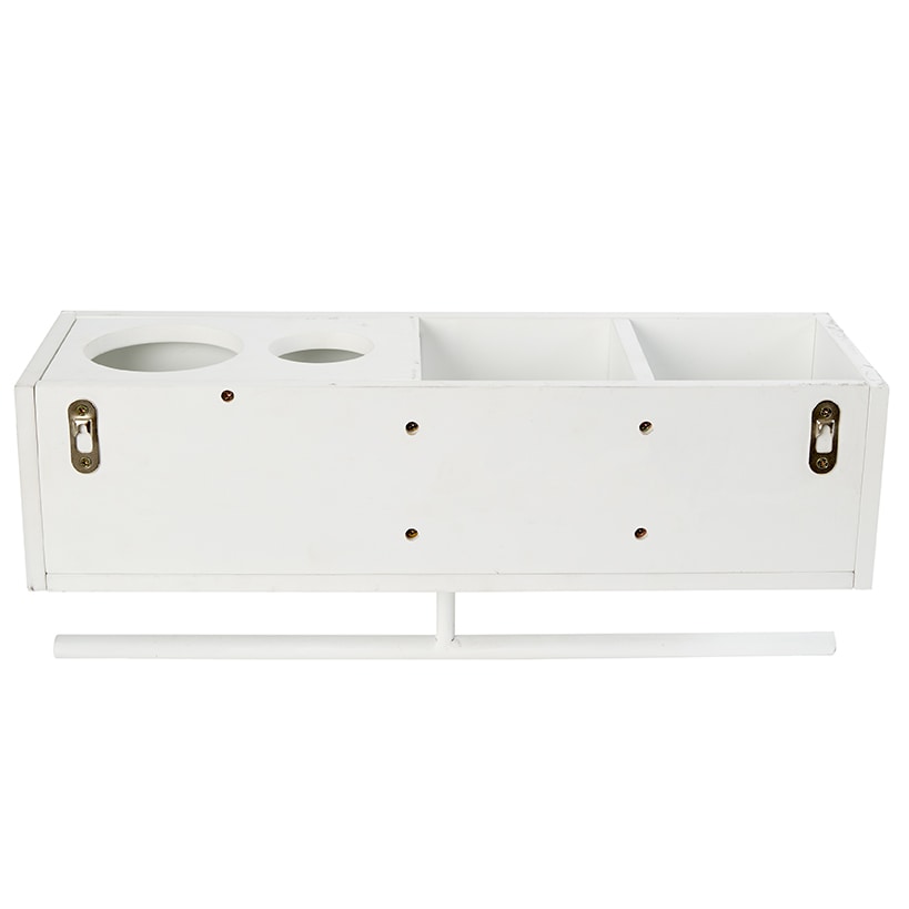 Beauty Wall Shelf with Towel Bar