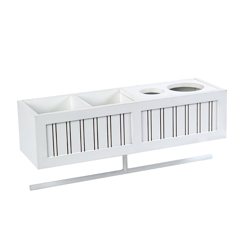 Beauty Wall Shelf with Towel Bar