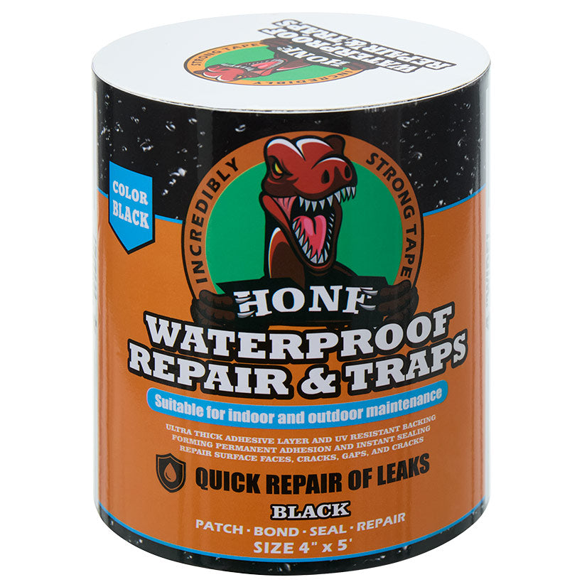 WaterProof Repair Black Tape For Indoor And Outdoor 4" X 5'