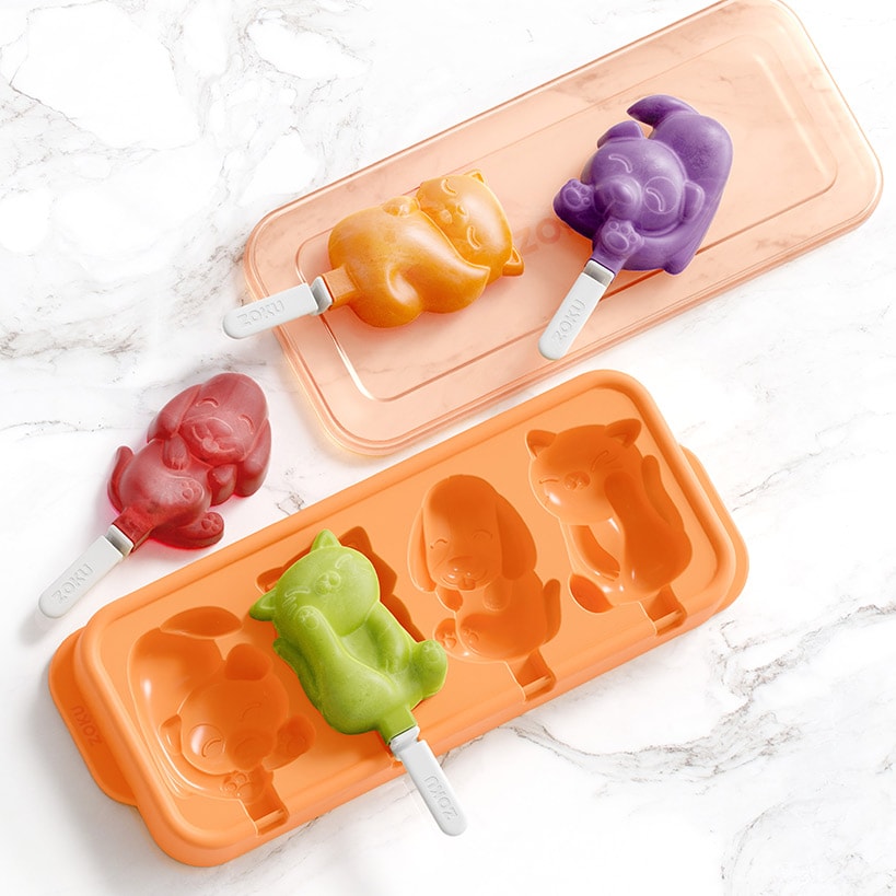 Ice Pop Molds - Unicorn, Monster, Shark