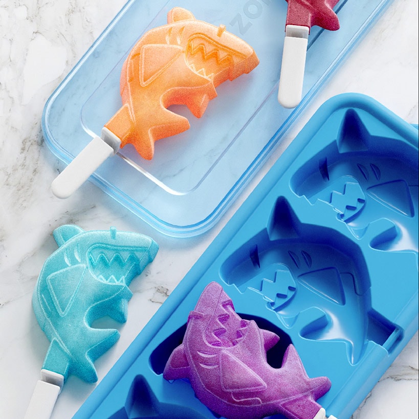 Ice Pop Molds - Unicorn, Monster, Shark