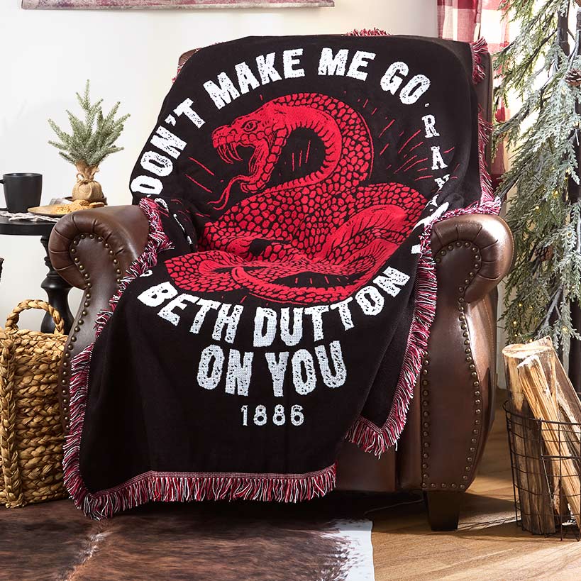 Yellowstone Woven Jacquard Throw 46" x 60"