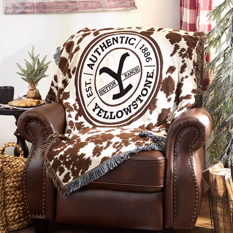 Yellowstone Woven Jacquard Throw 46" x 60"