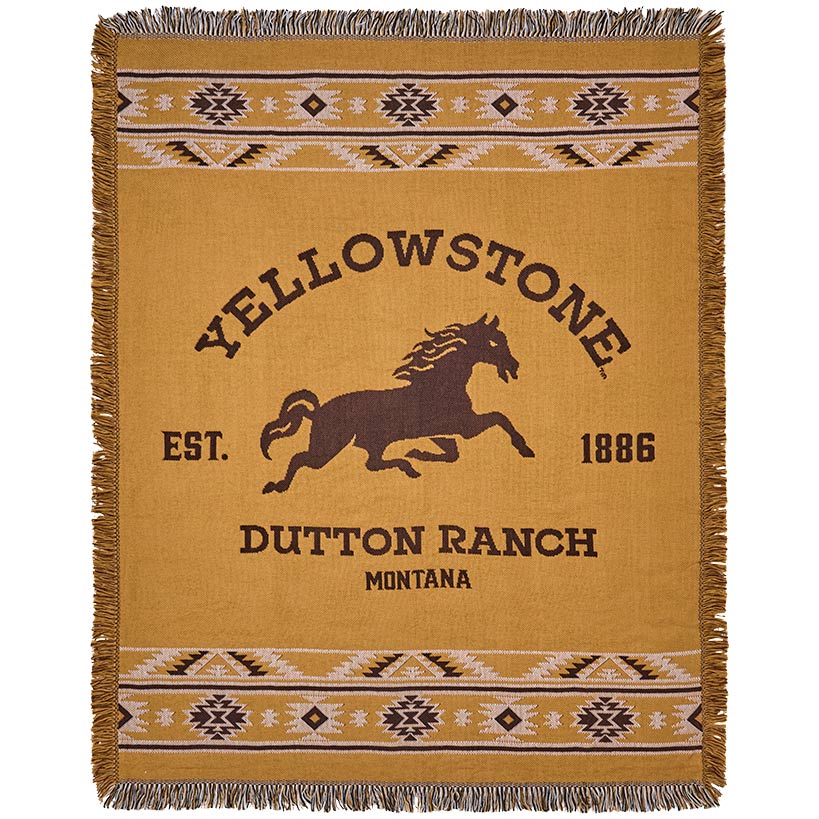 Yellowstone Woven Jacquard Throw 46" x 60"