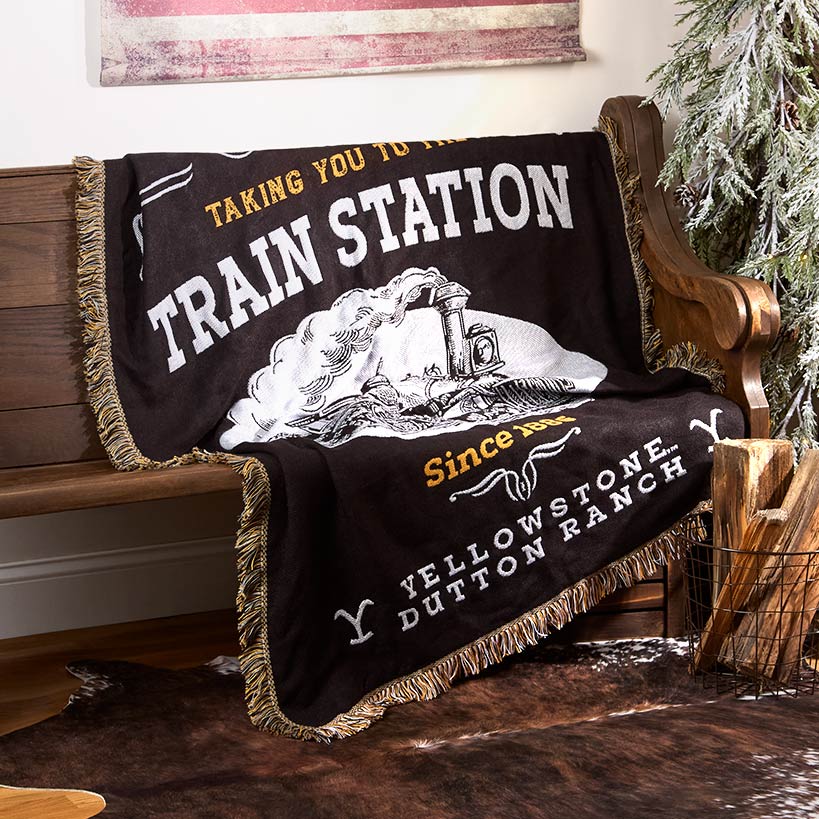 Yellowstone Woven Jacquard Throw 46" x 60"