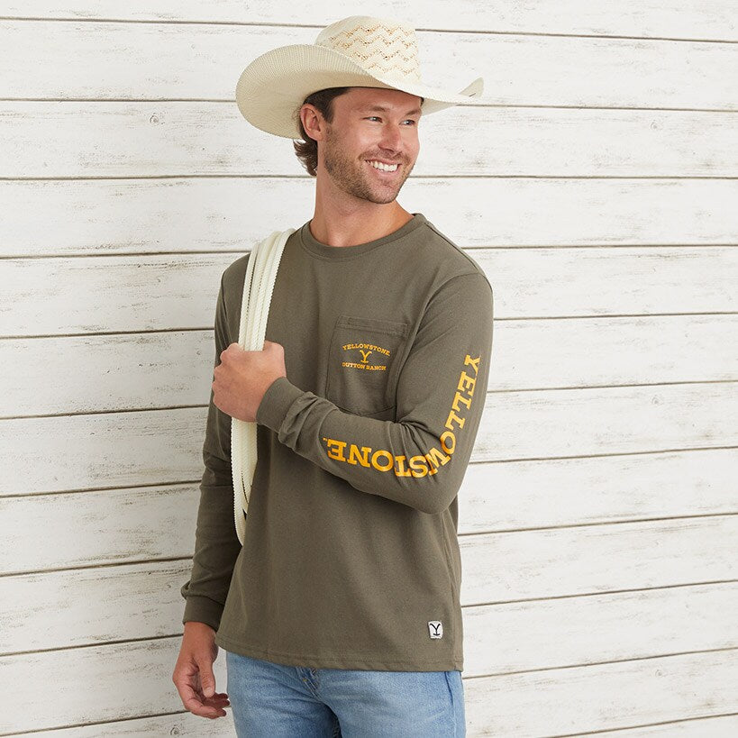 Yellowstone Long-Sleeve Shirt with Pocket
