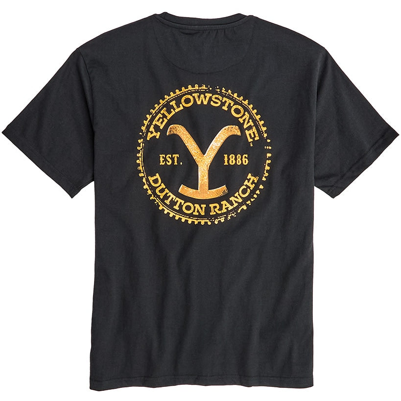 Yellowstone Short-Sleeve Shirt with Pocket