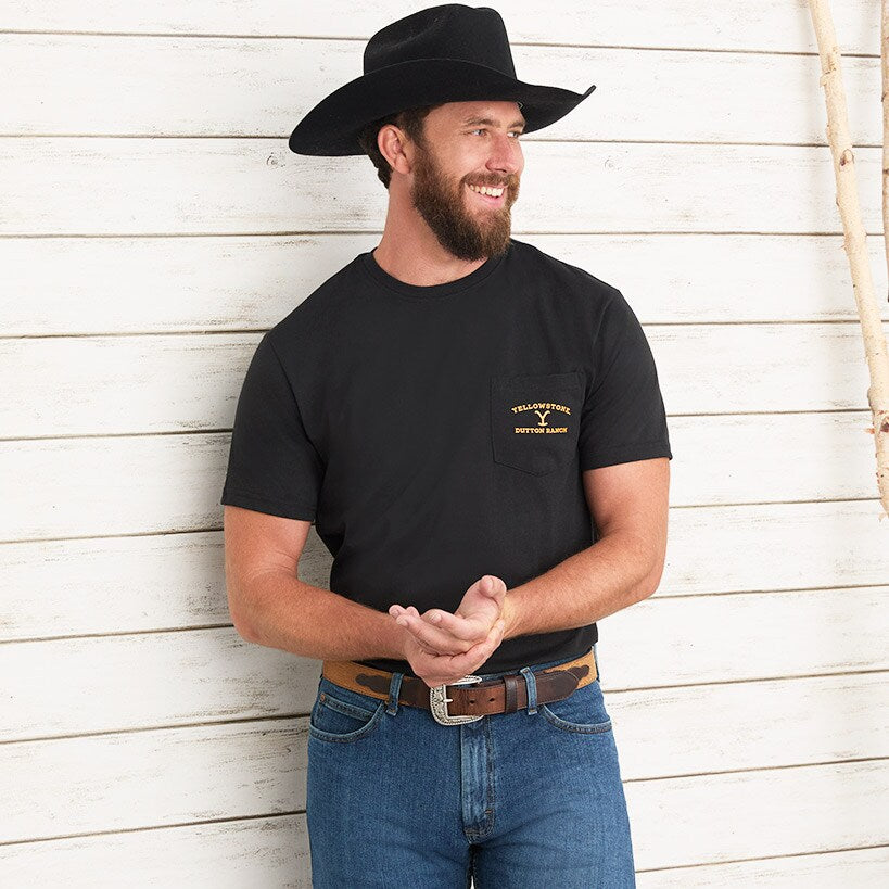 Yellowstone Short-Sleeve Shirt with Pocket