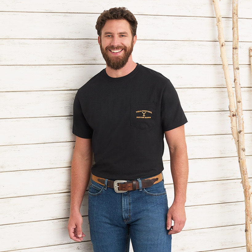 Yellowstone Short-Sleeve Shirt with Pocket