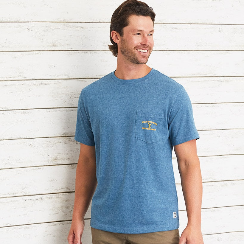 Yellowstone Short-Sleeve Shirt with Pocket