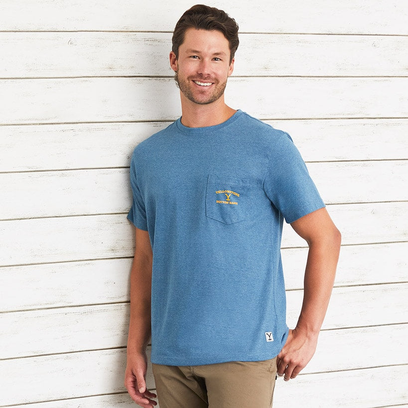 Yellowstone Short-Sleeve Shirt with Pocket