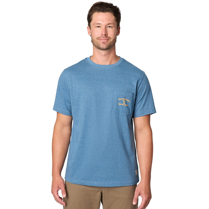 Yellowstone Short-Sleeve Shirt with Pocket