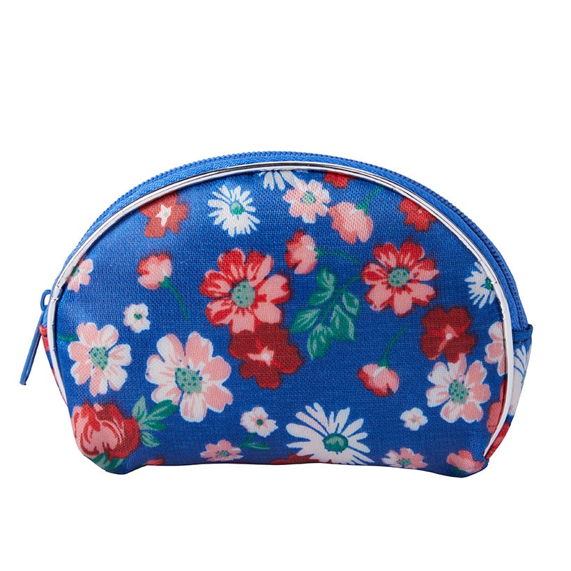 Zippered Coin Purse Small Floral
