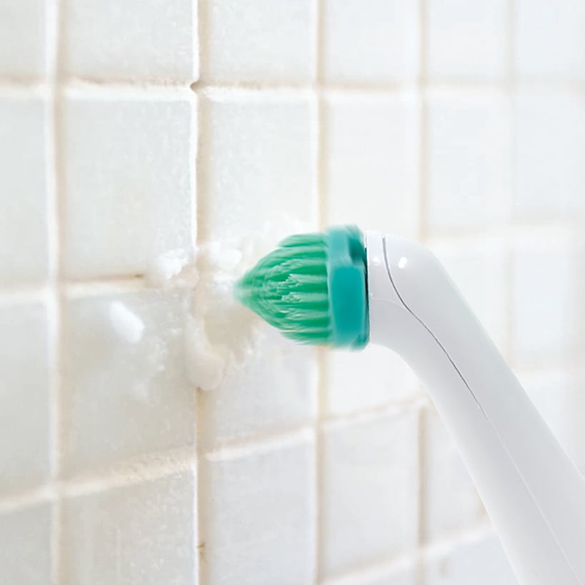 Zippi® Power Scrubber - Effortless Cleaning, 4 Interchangeable Brush Heads