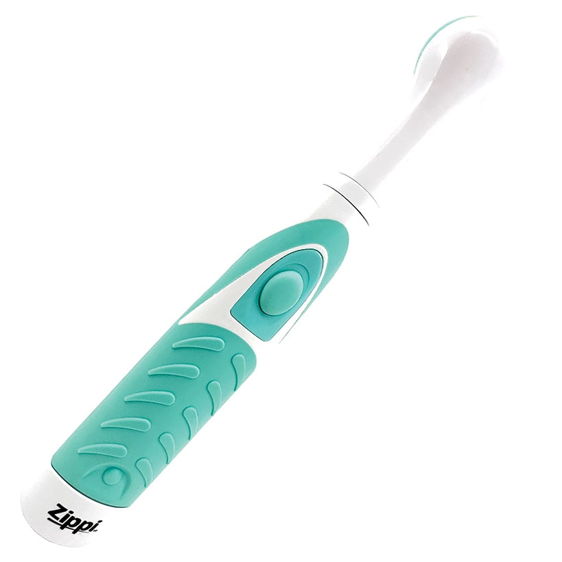 Zippi® Power Scrubber - Effortless Cleaning, 4 Interchangeable Brush Heads