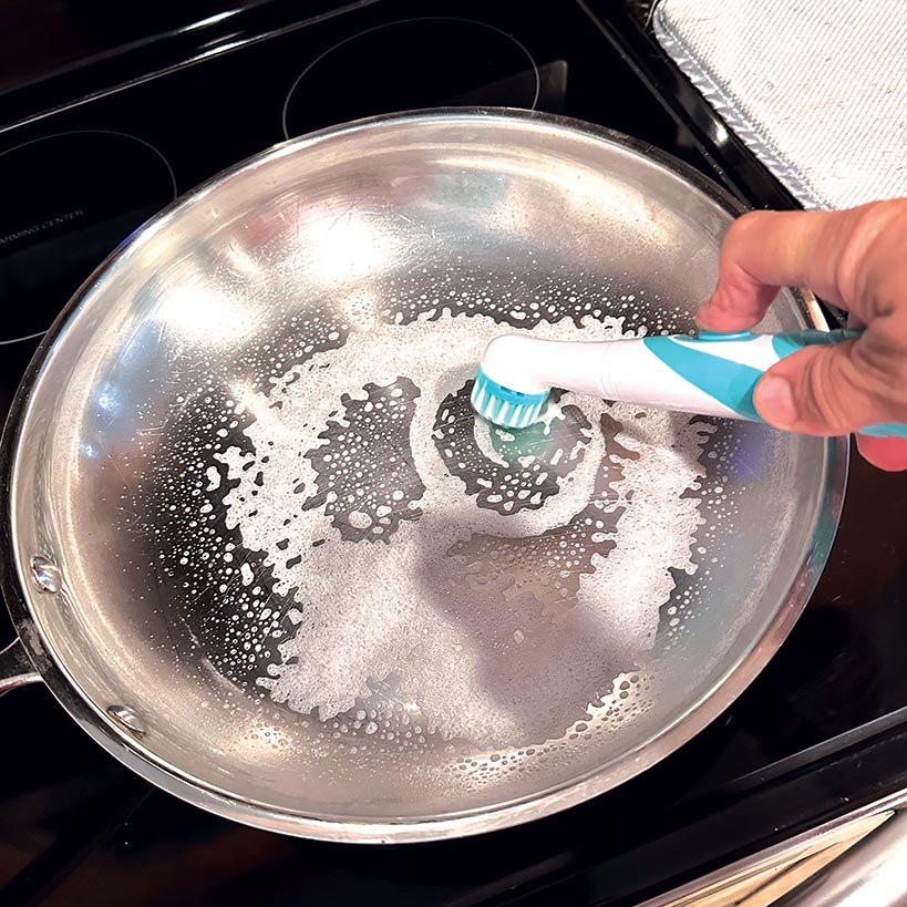 Zippi® Power Scrubber - Effortless Cleaning, 4 Interchangeable Brush Heads