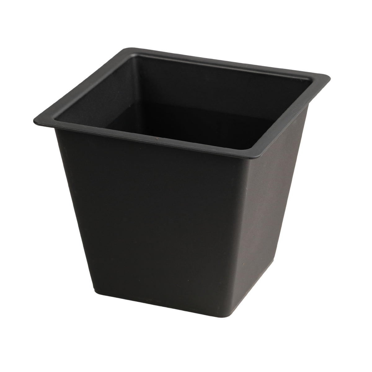 SOLHOME 11" Black Cubic Planter Box, Resin Wicker Plant Pot with Insert – Indoor Outdoor Decorative Square Planter for Patio, Porch, or Entryway - image 11