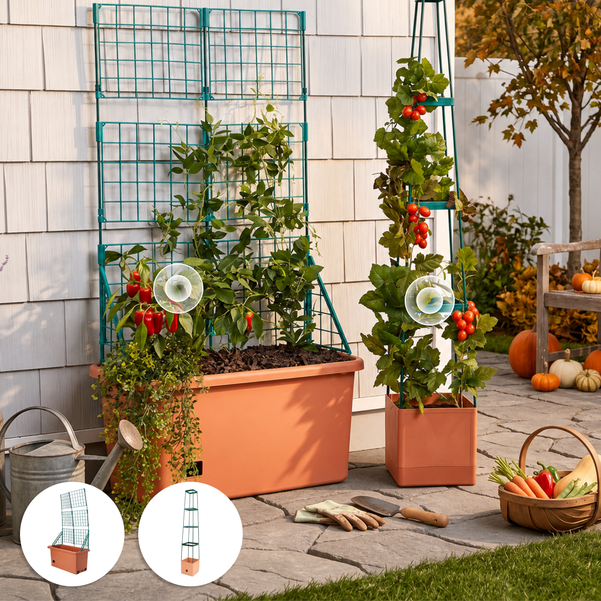 Garden Planter Duo