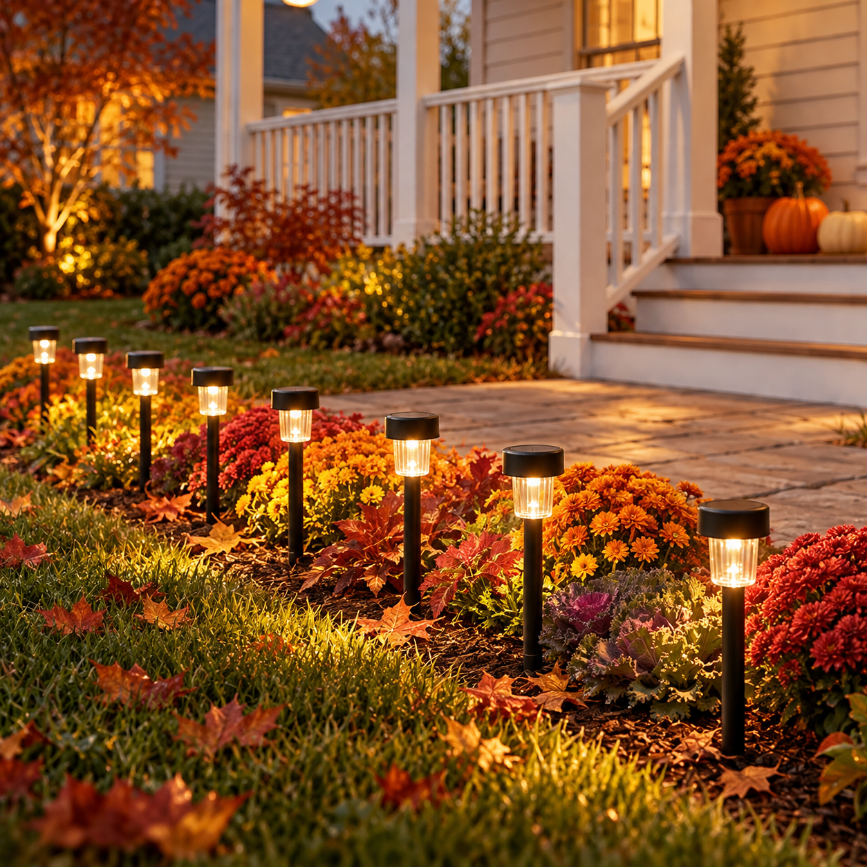 Lakeside Mini Solar Lights Outdoor Garden Lights 10 Pack