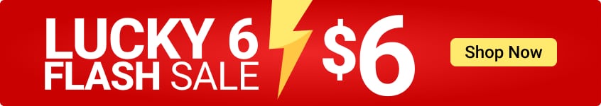 $6 Flash Sale - Shop Now!