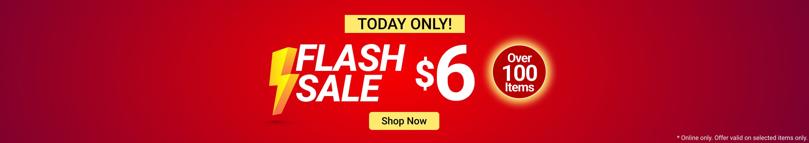$6 Flash Sale - shop now