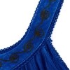 Sleeveless Tie-Dye Swing Tops - Blue Medium