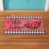 Hello Summer Porch Decor - Watermelon Door Mat
