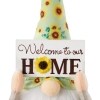 Sunflowers or Daisies Decorative Gnomes - Welcome Home