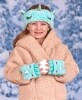 Girls' Critter Headwrap & Flip-Top Glove Sets - Unicorn