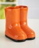 Colorful Rain Boot Vases - Orange