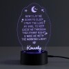 Personalized LED Color-Changing Lights - Bedtime Prayer