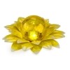Solar Gazing Ball Flowers - Yellow