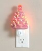 Retro Lighted Ceramic Easter Accents - Pink Bubble Night Light