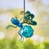 "Flying" Solar Bugs - Blue Dragonfly
