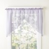 Emelia Voile Sheer Window Collection - Lilac 63" Swagger Pair