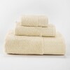 Turkish Cotton 3-Pc. Bath Towel Sets - Ivory