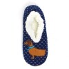 Novelty Sherpa-Lined Slippers - Dog S/M 5-8