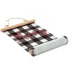 Plaid Holiday Decor - Black and White 70" Banner