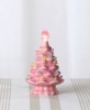Retro Lighted Ceramic Easter Accents - Pink Small Tabletop Tree