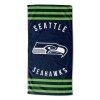 NFL 30" x 60" Striped Beach Towels - Seahawks