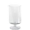 Decorative Glass Canister - 9.5"