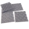 Sets of 10 Interlocking Patio or Walkway Tiles - Gray